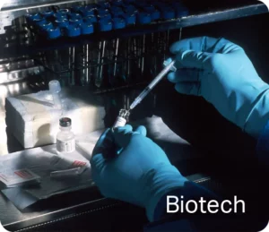 An image banner for the biotechnology industry